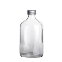 서울패키지 납작유리병250ml 1박스54개 알루미늄캡 유리공병, 54개