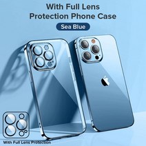 아이폰 14 프로 맥스 케이스 호환 pro max 프로 맥스 조이룸 도금 for iphone 13 12 전체 렌즈 커버 보호 anti-fall soft tpu clear for