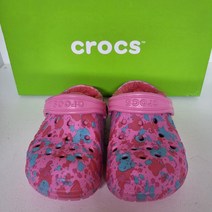 크록스 거산-크록스 바야 프린트 라인드 클로그