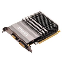 ZOTAC 그래픽 카드 GeForce GT 610 1GB 64Bit GDDR3 비디오 GPU 맵 NVIDIA 오리지널 1GD3 Dvi VGA PCI-E Ic, 한개옵션0