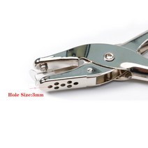 1PC 금속 단일 구멍 펀처 손 종이 펀치 SCRAPBOOKING 테두리 보석 귀걸이 목걸이 카드 도구, 3mm