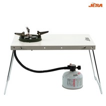 JERA 고화력 강염 캠핑 버너 3구 서브스토브 낚시 등산 가스 호스 버너, 06.제라 버너테이블 JB-808