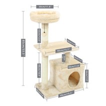 이케아 고양이창문선반 책장캣타워 9 종류 CA 국내 배달 고양이 나무 집 타워 콘도 고양이 Scratcher 게시물 고양이 고양이 고양이 사다리 놀이 나무와 원목 캣타워, XL, 협력사, AMT0044BG