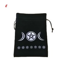 타로카드종류 벨벳 달 단계 타로 저장 가방 오라클 카드 마녀 운세 Accessorie, [03] E