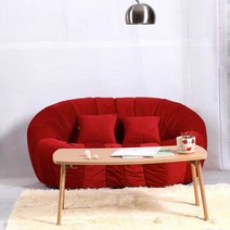 안락의자 더블소파 카페 테라스 의자 도서관, 진한 갈색  140x90cm 더블