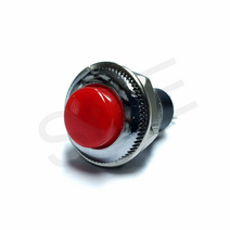 PB-01-MM-R 레드노브 12파이 메탈 푸쉬 버튼스위치 HONYOEN