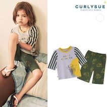 CURLYSUE 컬리수 해피캠퍼 5부상하세트 CNZ1DQST53 전시즌 _