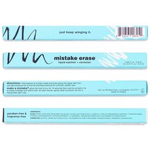 Mistake Erase 리퀴드 아이라이너 및 코렉터 - 올데이 웨어 방수 아이 라이너 801280