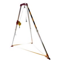 구조대 삼바리 삼각리프트 크레인 수동 운반거치, 윈치 컴플리트 세트(300kg 이내)