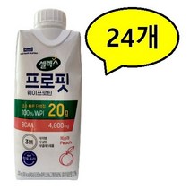 셀렉스 프로핏 드링크 복숭아, 330ml, 24개