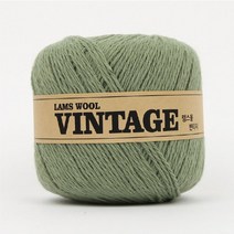 [슬로우플로우] 램스울 빈티지 50g 보카시 컬러 고급 lambs wool, 13 올리브, 1개