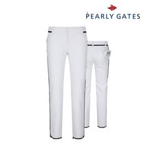 파리게이츠 골프 pearlygatesgolf여성 배색 라인 포인트 팬츠 P521A1PT353_WH, 001, WH