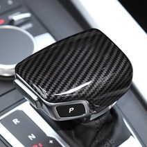 아우디 A8(D5) 기어봉 기어노브 커버-카본수전사, A타입_로고없음