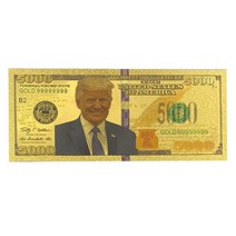 기념지폐 커스텀 금박 지폐 TRB 골든 체크 카드 트럼프 벅 기념 100 개 도매, 04 다크 카키