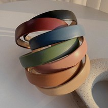 금춘이네 1+1 가을 겨울에 찰떡 레자 가죽 헤어밴드 Warm Color 머리띠 헤어터번
