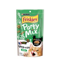 퓨리나 프리스키 파티믹스 피크닉(칠면조와 치즈맛) 60g 고양이간식, 단품