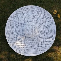 버킷햇 여성 남성 벙거지모자 등산 캠핑 서핑 모자 특대 넓은, 흰색(투각), 54-57cm