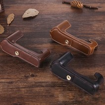 카메라 가방 가죽 Fujifilm XF10 XT2 XT3 XT1 XA5 XT10 XT20 XT30 X1 F S T 하단 호환, 14 Brown-XT10 XT20 XT30