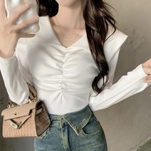 [자체제작] 지젤 카라 티셔츠