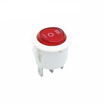 iOT 전등 스마트 스위치 라운드 로커 LED 조명 자동차 대시 보드 보트 밴 1 개 12V 24V / 6A 250V 10A 125V 2/3/4PIN 20MM, [04] 2Pin redlight ON-OFF, [04] 2Pin redlight ON-OFF
