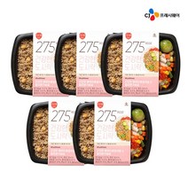 CJ 건강한 도시락 병아리잡곡밥&칠리닭가슴살 5팩, 병아리잡곡밥칠리닭가슴살×5팩