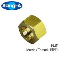 황동투터치피팅 인서트피팅 INUT 미리(Metric) 상아뉴매틱, INUT 16