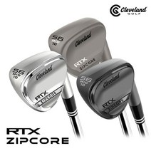 클리브랜드 던롭코리아 RTX ZIPCORE 웨지 GC, 블랙사틴NS_52도