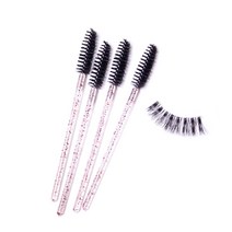 포레버제이 펄 마스카라 브러쉬 25EA(블랙 핑크) 스크류, 1개, 블랙