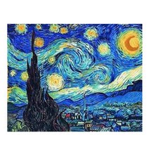 세진 DIY 보석십자수 3D 72가지 신제품 새로운 취미생활 보석 십자수 보석십자수, 34x44 별이 빛나는 밤, 1세트