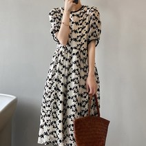 케이에비뉴 로맨틱 라운드넥 원피스 빅사이즈 루즈핏