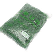헤어베스트 원밴드 고무줄 1kg HBI051, 녹색, 5개