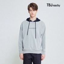 TBJ 유니 후드 배색 풀오버(T201TS310P)