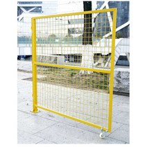 펜스 도어형 철제 출입문 공장 대문 메쉬 바퀴형 휀스, 2x1m A타입