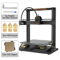 KINGROON 3D 프린터 KP5L 티타늄 압출기 빠른 조립 금속 프레임 유리 플레이트 FDM 3D 인쇄 300x300x330mm 업그레이드 전원 공급 장치, 04 KP5L add 1PEI