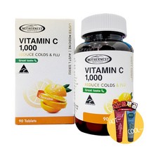[사은품제공]호주 마더네스트 비타민 C 1000mg 90정 아스코르빈산 비타민씨 알지알지몰 RZ, 상품수량, 1개