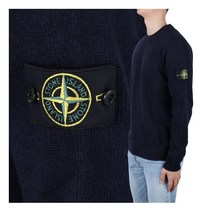 스톤아일랜드 [스톤아일랜드] 와펜 패치 울 니트 (7715524A3 V0020)
