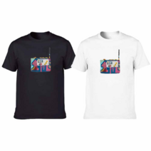 오너클랜 라디 디지털프린팅 인쇄티셔츠 커플티 반팔티 오버핏