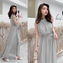 WITCH랩스타일 쉬폰 패턴 롱 원피스 Y03