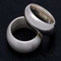 코코날다 순은 쌍가락지반지 은가락지 전통 은반지 커플링 수공예 장신구 3mm~6.7mm 실버 반지 (7호~26호)