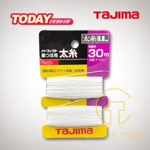 타지마 먹통용실 두꺼운실 PS-ITOL 코즈밋 교환실 30M 0.8mm 먹통실 먹실 나일론실