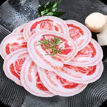 수려한돈 국내산 꽃삼겹살 대패 300g 1mm 한입구이 한돈 / 쌈싸먹는고기 / 쌈고기, 1개