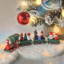 인테리어 크리스마스 미니어처 기차 장식 소품 성탄 데코 24cm