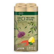 코디 아름드리 기름먹는 키친타올 140매 8롤 /, 1팩
