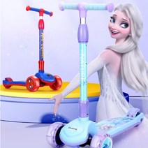 엘사 겨울 얼음 공주 미키 스파이더맨 킨즈 윈드 유아 킥보드 어린이 아기 씽씽카 세발 씽씽이, G