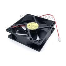 Yate loon d90bl 12 dc 12v 0 14a 90x90x25mm 2선식 서버 쿨러 팬용 원본, 없음
