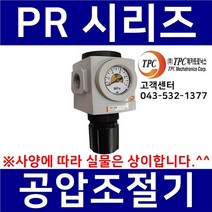 TPC메카트로닉스 PR2-01BG TPC제품 공압레귤레이터 에어조절기 압력증압 압력감압 압력계 관접속구경1/8인치(6A) TPCFRL