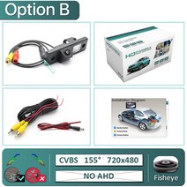 k5후방카메라 후방카메라배선 후방카메라렌즈 GreenYi 차량용 후방 170 ° 1920x1080P HD AHD 쉐보레 에피카 노바 아베오 캡티바 크루즈 라세티, 02 B-720x480-155deg