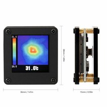 열화상카메라 휴대용 Protable 온도계 카메라 적외선 측정 센서 디지털 열 화상 USB 5V, 한개옵션0