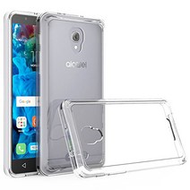 Tektide Case Compatible for Alcatel Pop4 Plus [Invisible Armor] 0.3MM Ultra Slim Transparent/Clear, 1, Protective TPU Case/Bumper/Ba