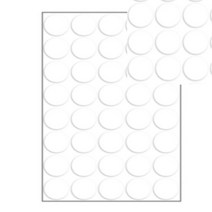 원형스티커 301 지름16mm 7매 흰색 유아스티커북 네모스티커 띠스티커 타원형스티커 음식스티커 원형네임스티커